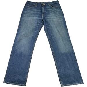 Roebuck & Co. Heritage Supply Men’s Relaxed Straight Jeans 36x32 Classic Denim